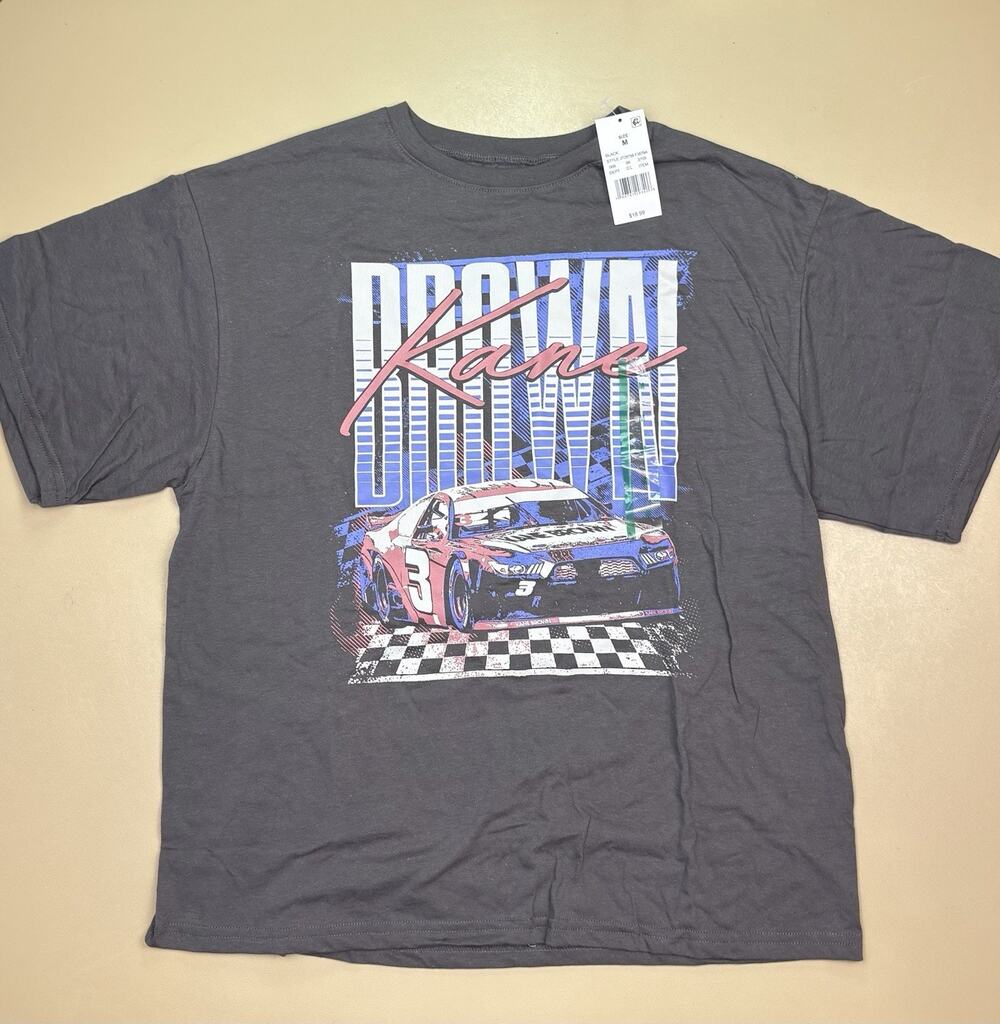 Kane Brown Graphic T Shirt Mens Medium Black Racing Car Country Music NWT